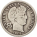 United States, Barber Dime, Dime, 1914, U.S. Mint, Denver, VF(20-25), Silver