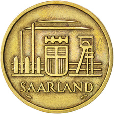 SAARLAND, 50 Franken, 1954, Paris, KM #3, EF(40-45), Aluminum-Bronze, 8.06