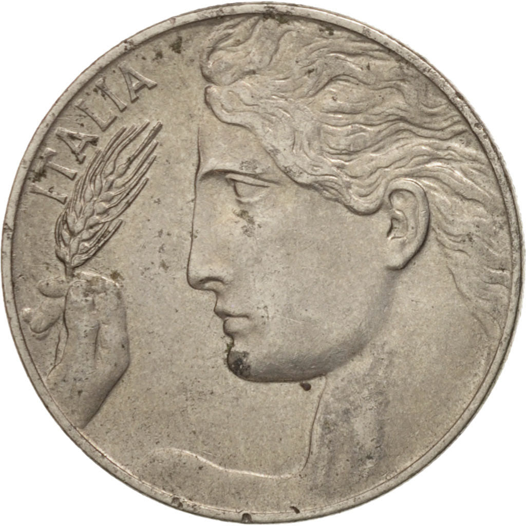 Coin, Italy, Vittorio Emanuele III, 20 Centesimi, 1920, Rome, AU(50-53), Nickel