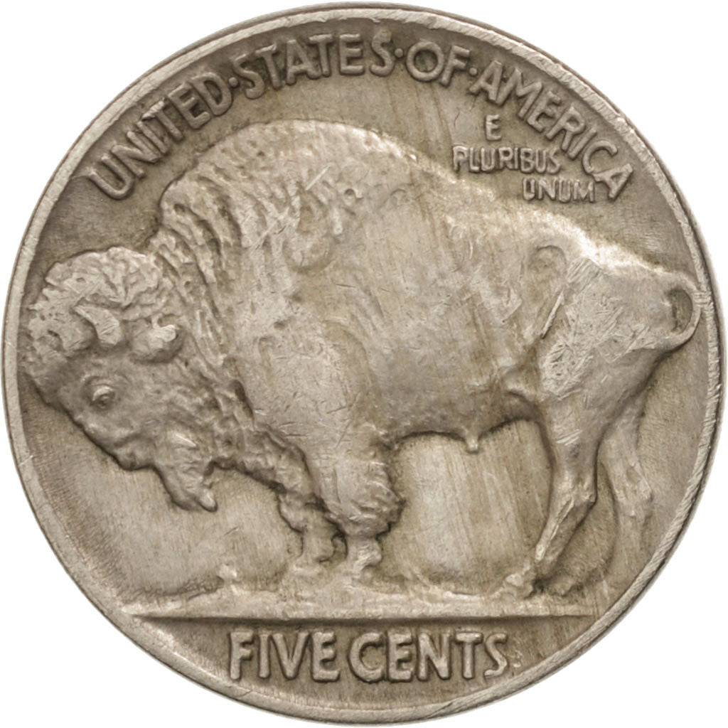 United States, Buffalo Nickel, 5 Cents, 1917, U.S. Mint, Philadelphia