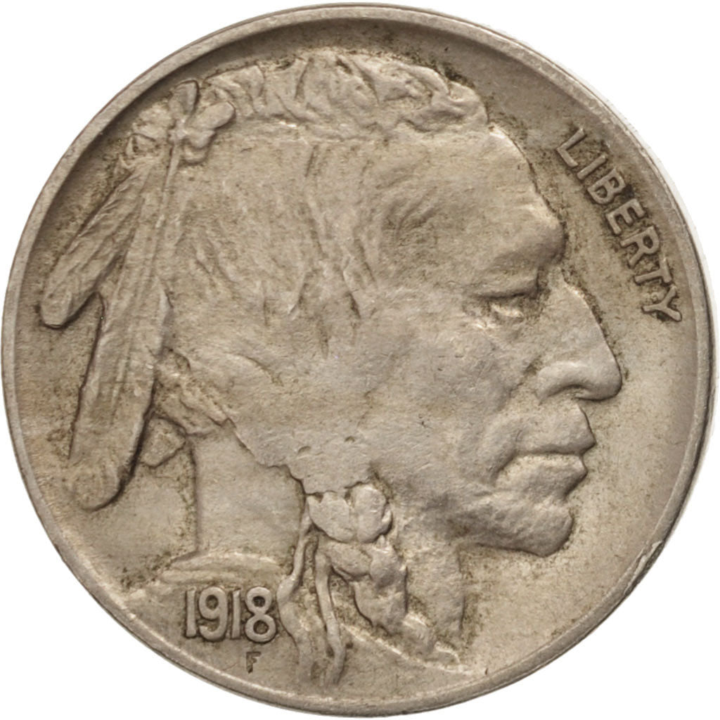 United States, Lincoln Cent, Cent, 1918, U.S. Mint, San Francisco, EF(40-45)