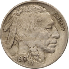 United States, Lincoln Cent, Cent, 1918, U.S. Mint, San Francisco, EF(40-45)