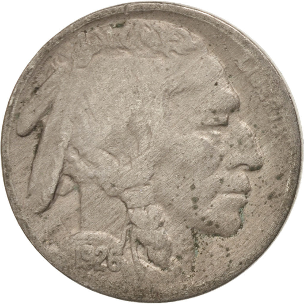 United States, Buffalo Nickel, 5 Cents, 1926, U.S. Mint, Philadelphia