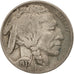 Stati Uniti, Buffalo Nickel, 5 Cents, 1937, U.S. Mint, Philadelphia, MB+, Ram...