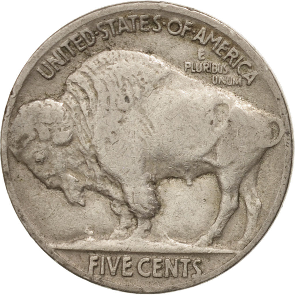 United States, Buffalo Nickel, 5 Cents, 1937, U.S. Mint, Philadelphia
