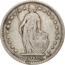 Switzerland, Franc, 1899, Bern, VF(20-25), Silver, KM:24