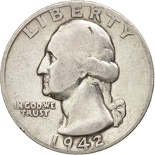Münze, Vereinigte Staaten, Washington Quarter, Quarter, 1942, U.S. Mint, San