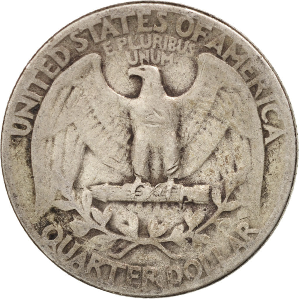 United States, Washington Quarter, Quarter, 1943, U.S. Mint, Philadelphia