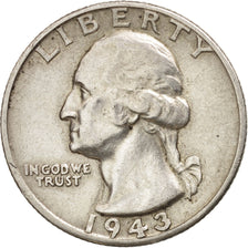 Moneta, Stati Uniti, Washington Quarter, Quarter, 1943, U.S. Mint, Philadelphia