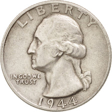 United States, Washington Quarter, Quarter, 1944, U.S. Mint, Philadelphia