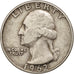 Coin, United States, Washington Quarter, Quarter, 1962, U.S. Mint, Denver