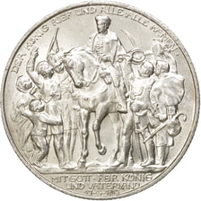 Coin, German States, PRUSSIA, Wilhelm II, 2 Mark, 1913, Berlin, MS(60-62)