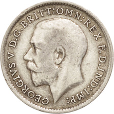 Great Britain, George V, 3 Pence, 1912, AU(50-53), Silver