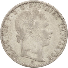 Austria, Franz Joseph I, 1/4 Florin, 1859, Vienne, BB, Argento, KM:2214