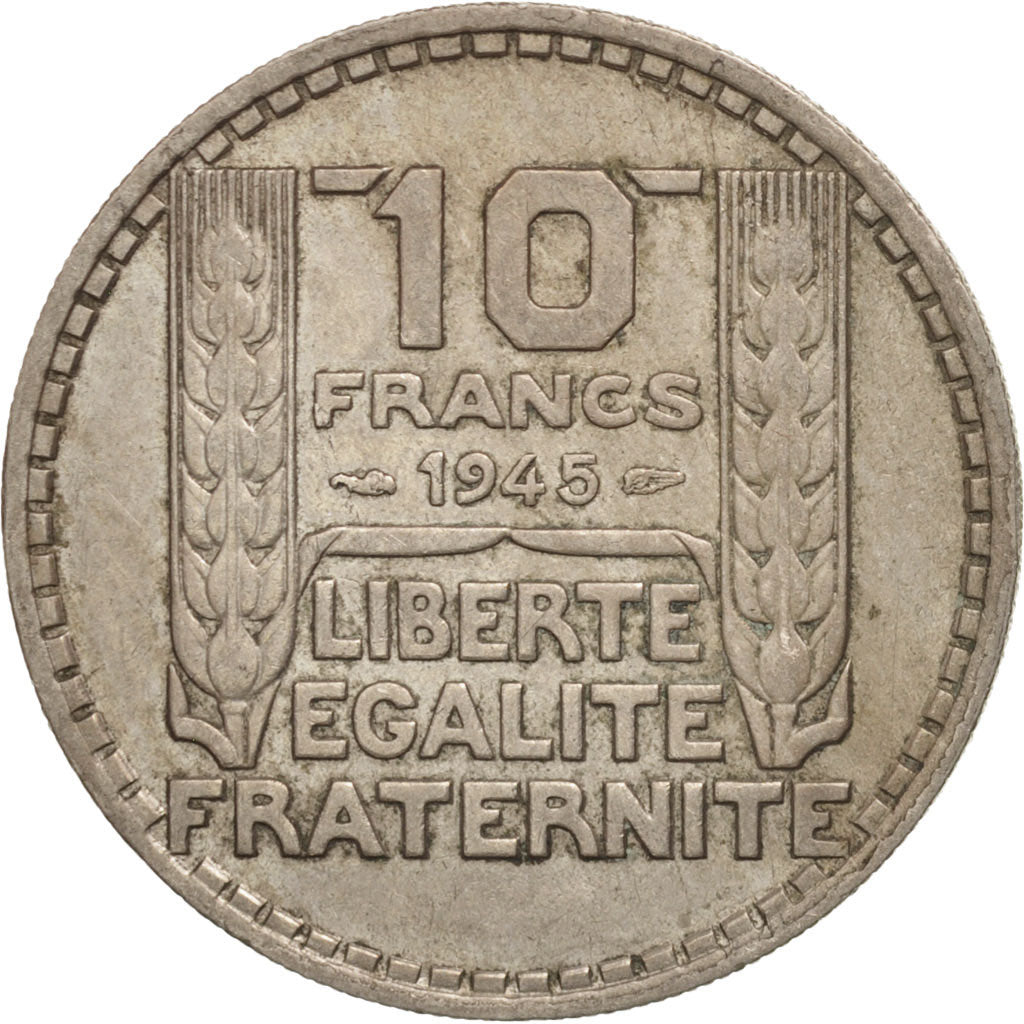 Monnaie, France, Turin, 10 Francs, 1945, Paris, SUP, Copper-nickel, KM:908.1