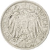 GERMANY - EMPIRE, 25 Pfennig, 1911, Hambourg, KM #18, EF(40-45), Nickel, 23,...