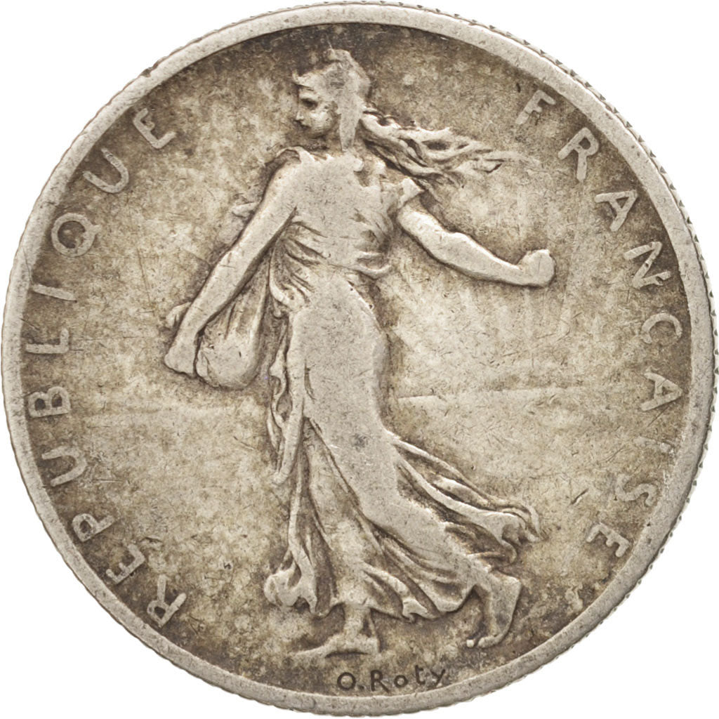 Francia, Semeuse, 2 Francs, 1900, Paris, B+, Argento, KM:845.1