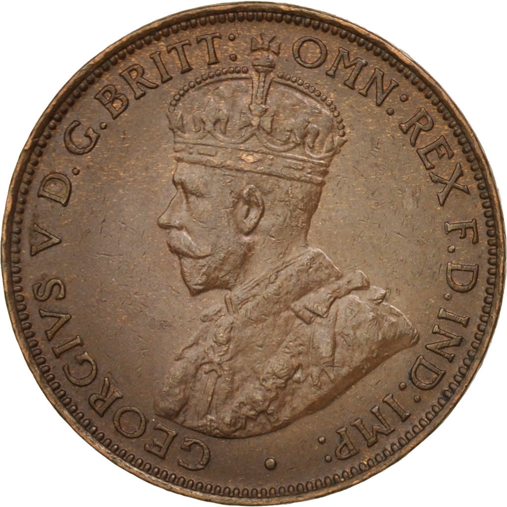 Jersey, George V, 1/24 Shilling, 1931, Heaton, AU(55-58), Bronze, KM:15