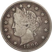Vereinigte Staaten, Liberty Nickel, 5 Cents, 1896, U.S. Mint, Philadelphia