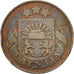 Latvia, Santims, 1922, AU(50-53), Bronze, KM:1