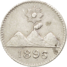 Monnaie, Guatemala, 1/4 Réal, 1896, TTB+, Argent, KM:162