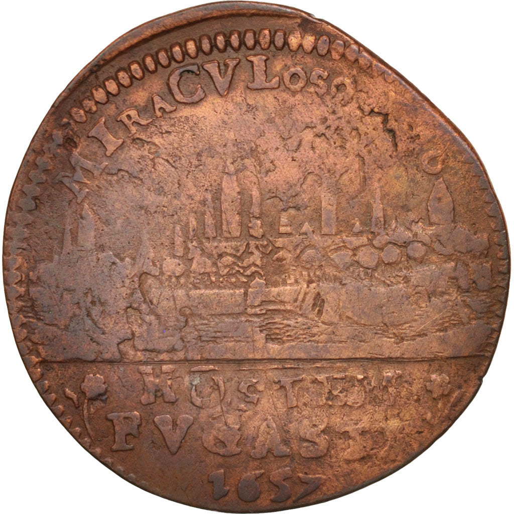 Netherlands, Spanish Netherlands, Siège de Valenciennes de 1656, 1657, Token