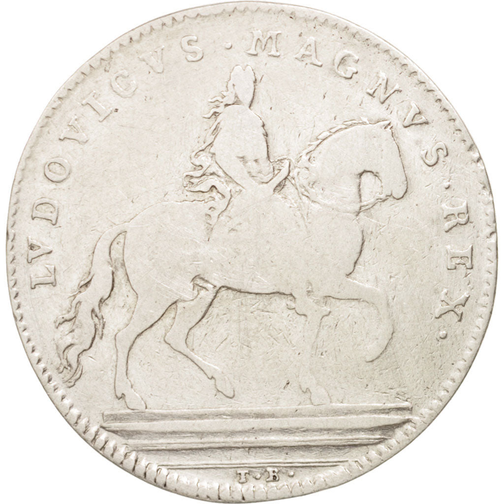 France, Medal, Royal, États de Bretagne, Vannes, Louis XIV, 1693, VF(30-35)