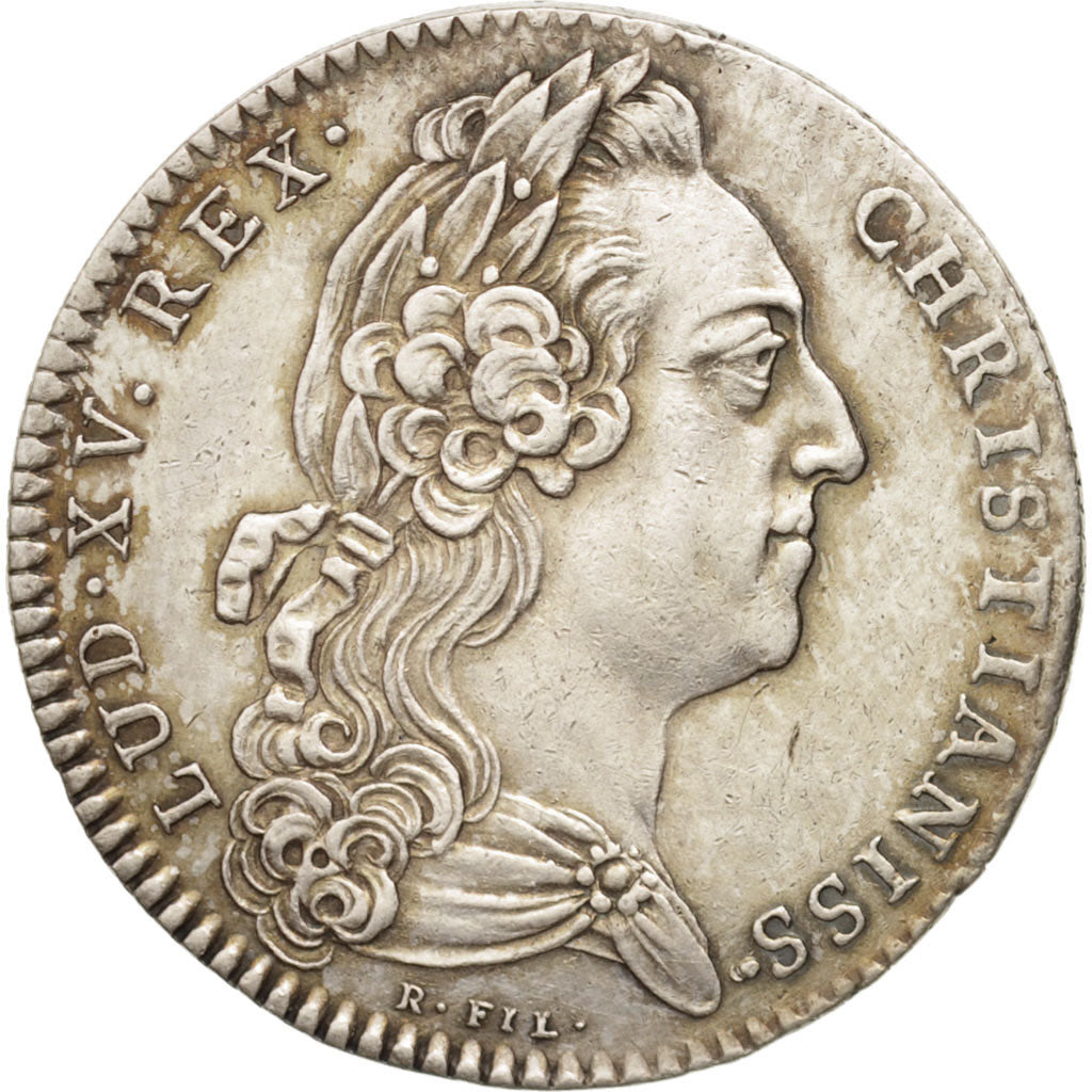 Francia, Token, Royal, États de Bretagne, Rennes, Louis XV, 1766, Röettiers