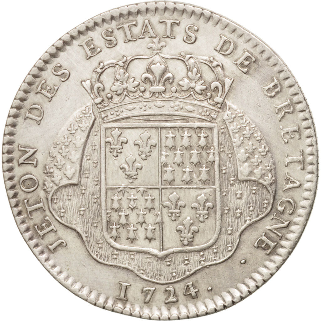 France, Royal, États de Bretagne, Saint-Brieuc, Louis XV, 1724, Röettiers