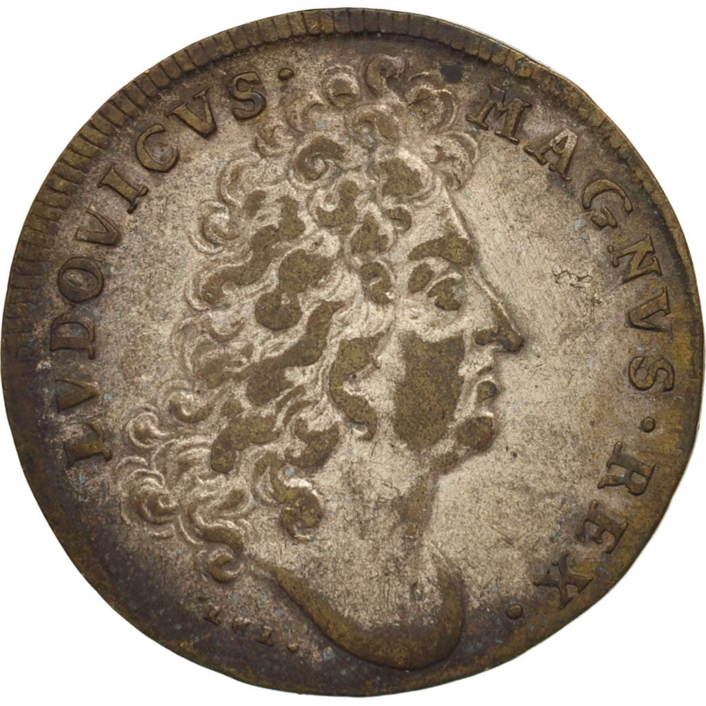 Frankrijk, Token, Royal, Extraordinaire des Guerres, Louis XIV, FR, Koper