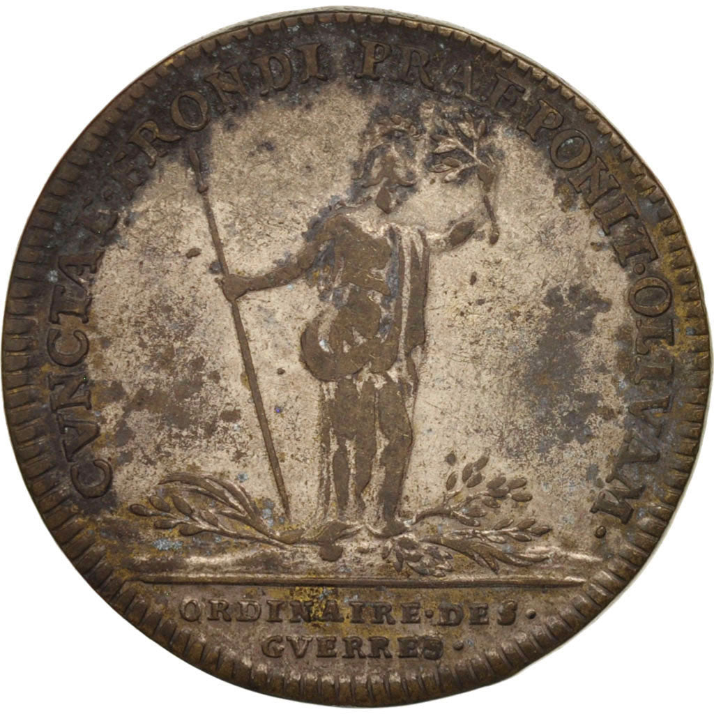 Frankrijk, Token, Royal, Extraordinaire des Guerres, Louis XIV, FR, Koper