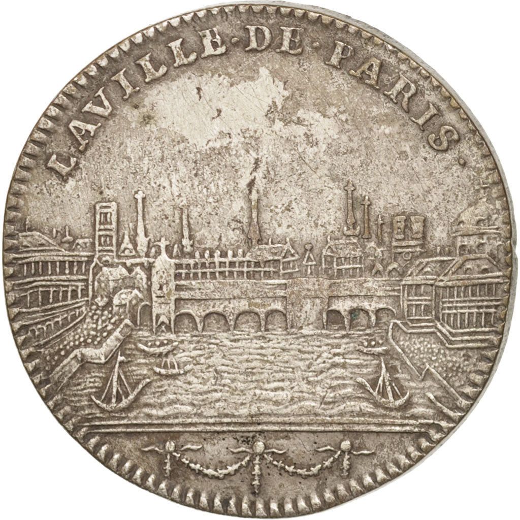Frankreich, Royal, La ville de Paris, Louis XIV, Token