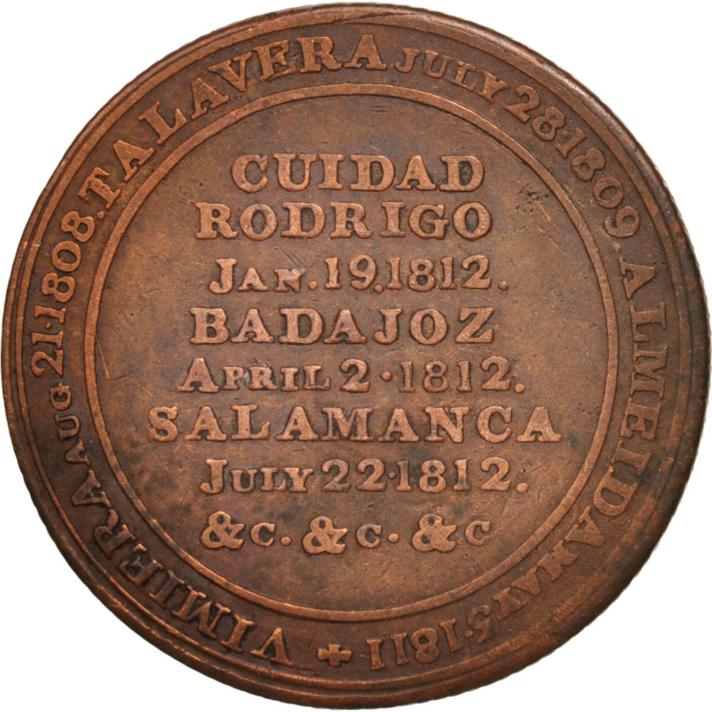 Reino Unido, Token, Great-Britain, Wellington's victory at Salamanca, 1812