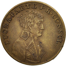 Autriche, Austria, Bonaparte, 1801, Token, TTB+, Brass, 26