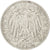 Moneta, NIEMCY - IMPERIUM, Wilhelm II, 25 Pfennig, 1909, Berlin, EF(40-45)