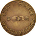 France, Token, Insurance, Société de secours mutuels, 1834, AU(50-53), Copper