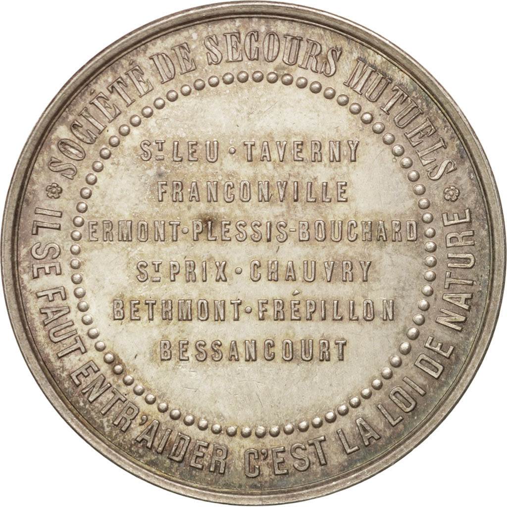 France, Insurance, Société de secours mutuels, Brenet, Jeton