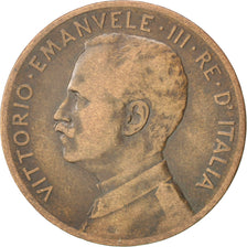 ITALY, 5 Centesimi, 1908, Rome, KM #42, VF(20-25), Bronze, 25, 4.67