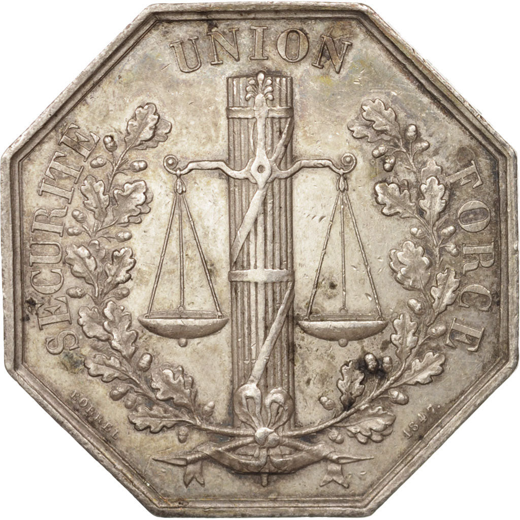 Francia, Jeton, Insurance, L'Union du Commerce, Assurance mutuelle contre les