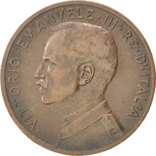 ITALY, 5 Centesimi, 1912, Rome, KM #42, AU(50-53), Bronze, 25, 4.86