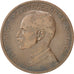 ITALY, 5 Centesimi, 1912, Rome, KM #42, AU(50-53), Bronze, 25, 4.86
