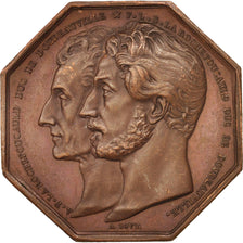 France, Insurance, La Concorde, 1842, Bovy, Token, AU(50-53), Copper, 35