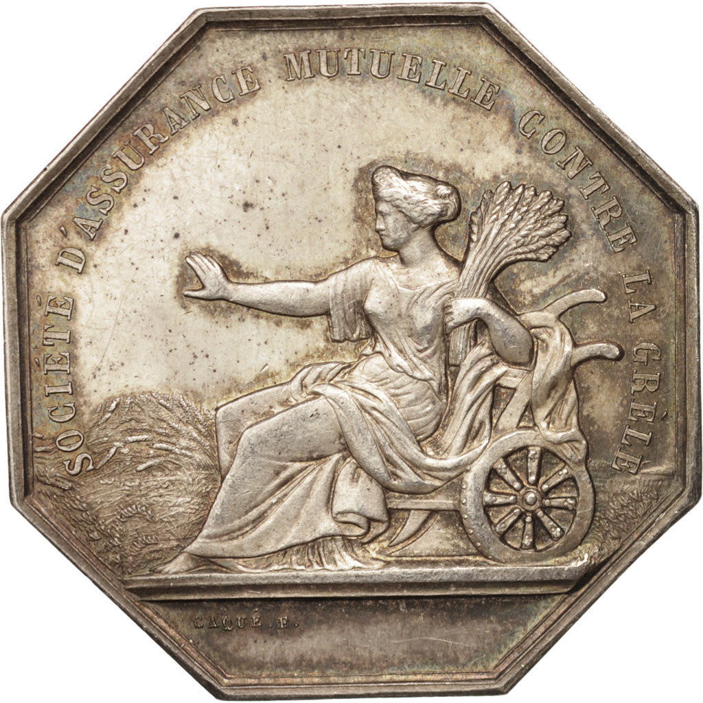 Francia, Token, Insurance, Société d'assurance mutuelle contre la grèle