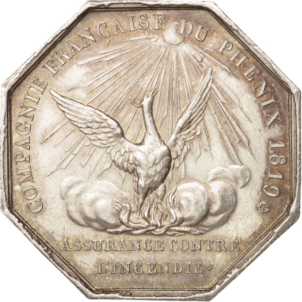 France, Token, Insurance, Le Phénix, Compagnie d'assurance contre l'incendie