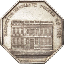 France, Bank, Banque de Bordeaux, 1819, Constant, Token, MS(60-62), Silver, 34