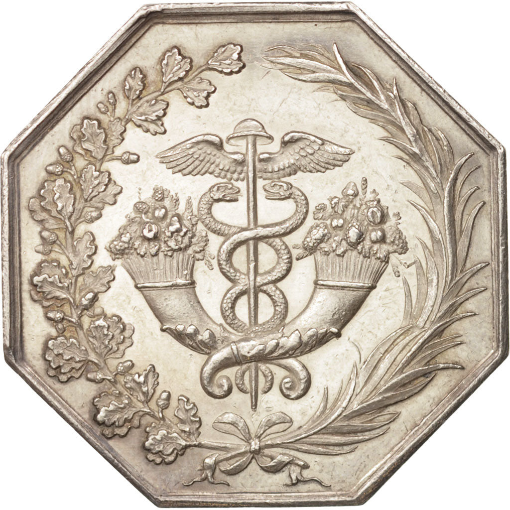 France, Bank, Banque de Bordeaux, 1819, Constant, Token, MS(60-62), Silver, 34