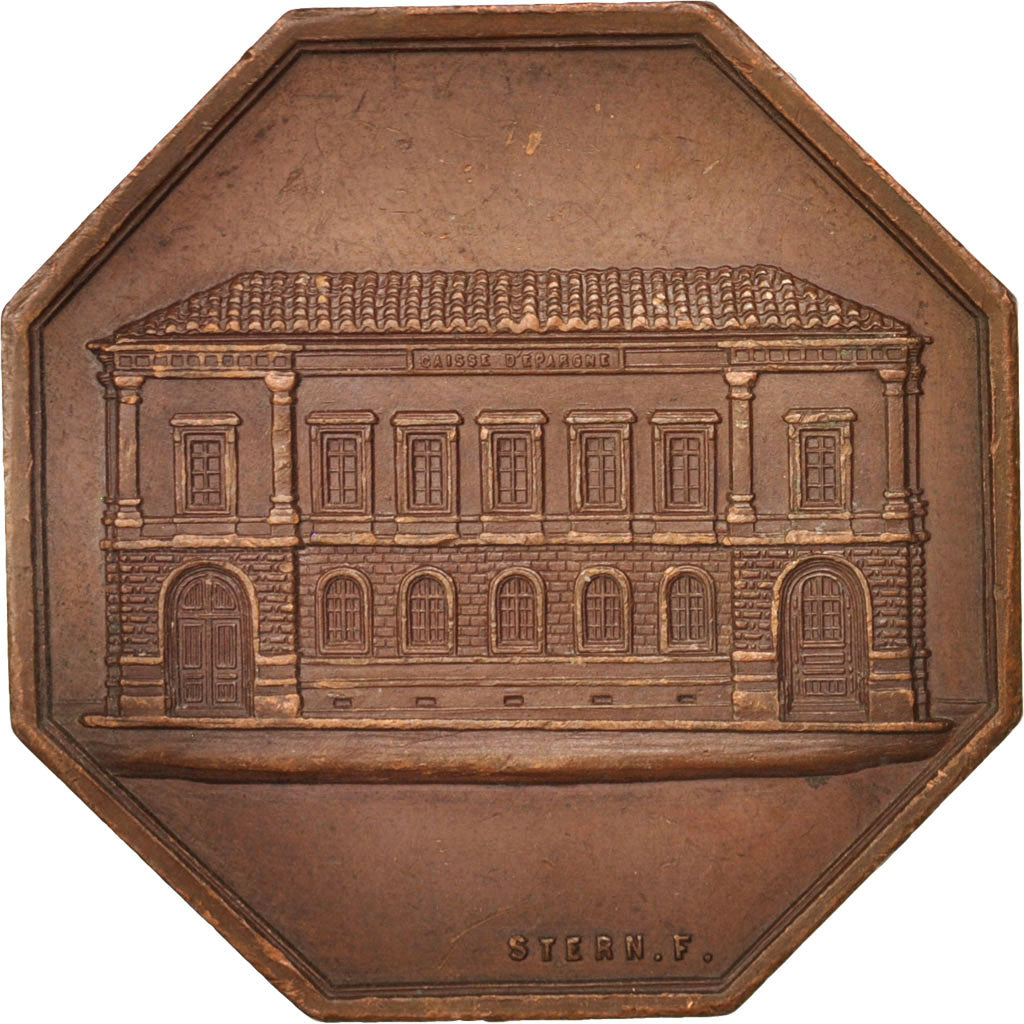 France, Savings Bank, Caisse d'Épargne de Bordeaux, 1819, Stern, Token