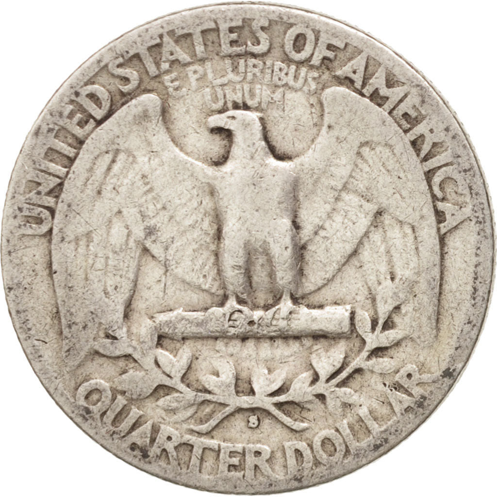 United States, Washington Quarter, Quarter, 1940, U.S. Mint, San Francisco