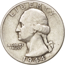 United States, Washington Quarter, Quarter, 1944, U.S. Mint, Philadelphia