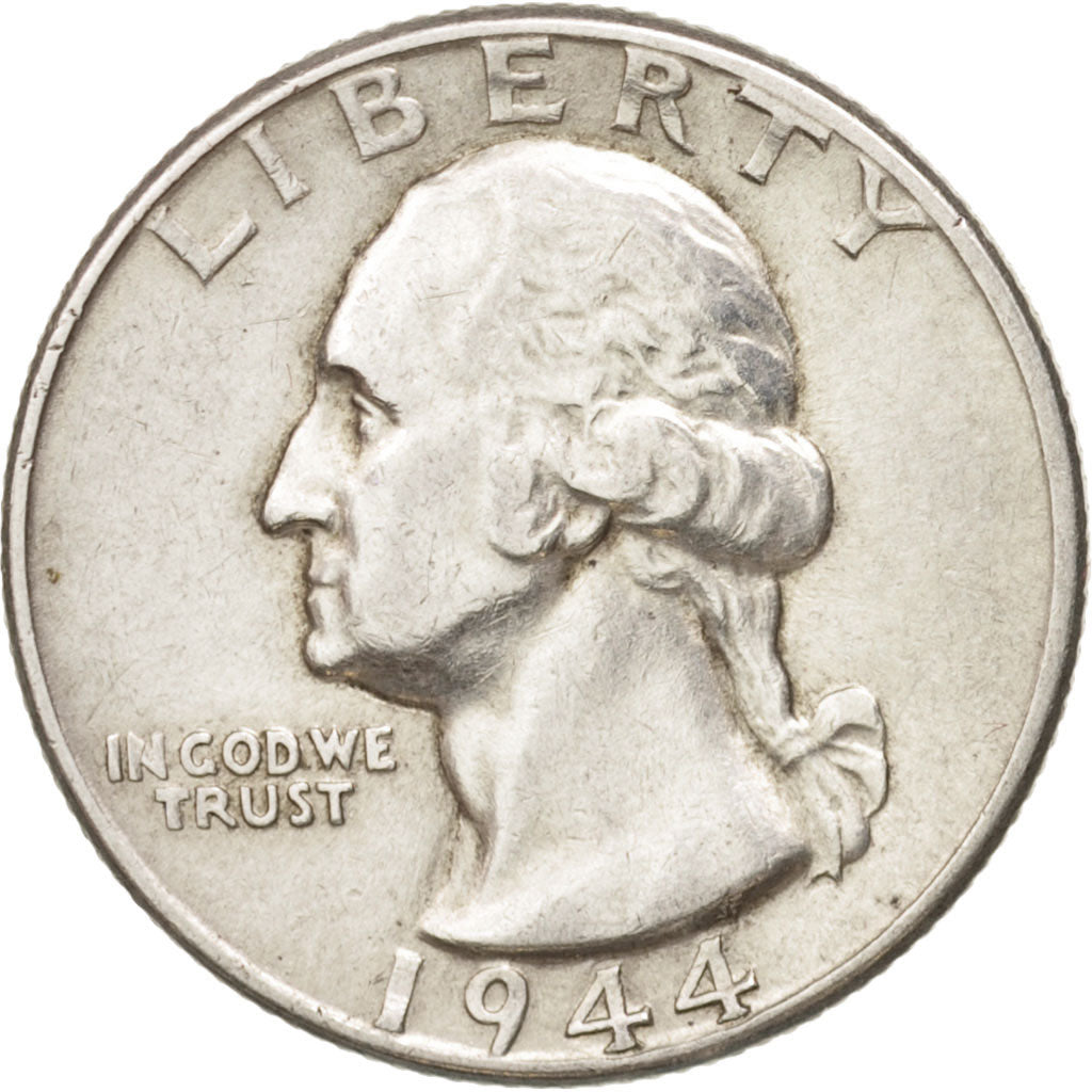 Monnaie, États-Unis, Washington Quarter, Quarter, 1944, U.S. Mint